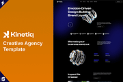 Kinetiq – Figma Template for Agency, an UI Kit Template by Flow Samurai Templates (Thumbnail 2 of 5)