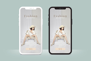 Minimalist iPhone Mockup