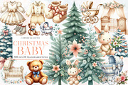 Christmas Baby Clipart, an Illustration by Designworld (Thumbnail 1 of 6)