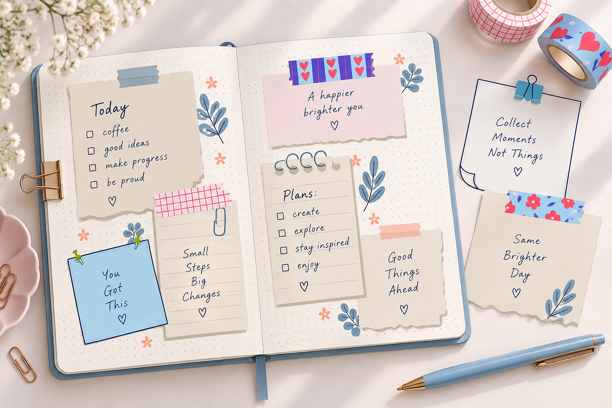 Notes & Washi Tape Illustrations, an Education Illustration by Anna Studio (Photo 4 of 11)