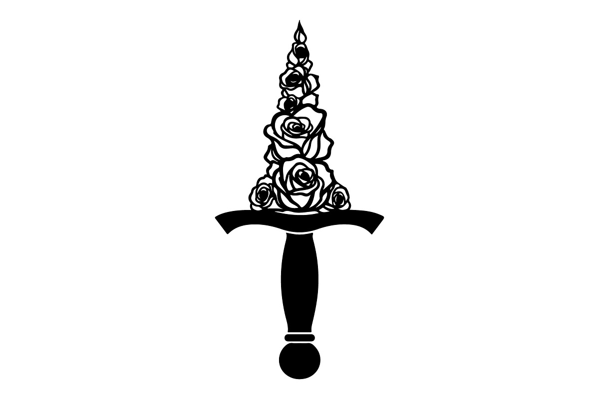 Ornamental Dagger Silhouette Bundle, an Object Illustration by Gaye Art (Photo 2 of 31)