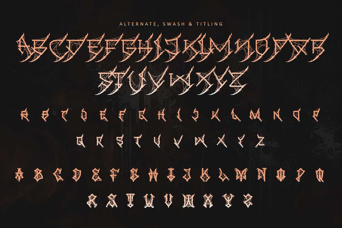 Metalico, a Blackletter Font by Letterara (Photo 10 of 12)