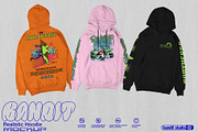REALISTIC PULLOVER HOODIE, a Hoody Mockup by Easybandits (Thumbnail 2 of 4)