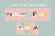 Cute Social Media Banners + Icons, a Social Media Template by SunshineStudioBoutique (Thumbnail 4 of 9)