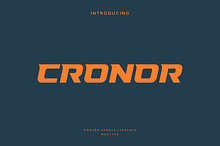 Cronor - Modern Sport Typeface