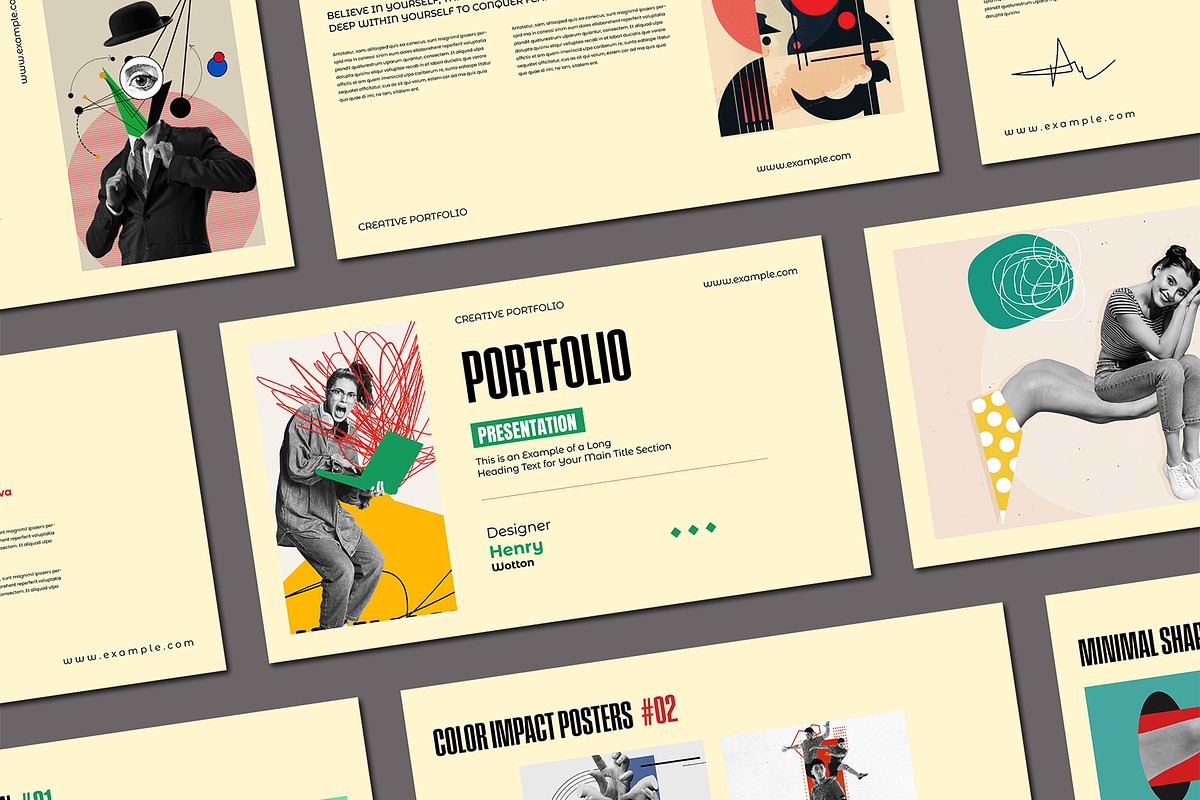 Creative Portfolio Presentation, a Presentation Template by Mighty-Slide (Photo 1 of 5)
