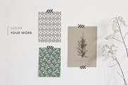 Dry Flowers Mock ups set, a Print Template by Tabita's shop (Thumbnail 4 of 11)