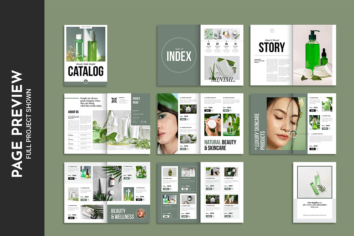Beauty & Skincare Product Catalog, a Brochure Template by Spark_Creative (Photo 12 of 12)