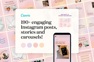 Pink Gradient Instagram Bundle