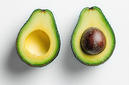 Avocado, alligator pear with half av, a Background Photo by Pixeness