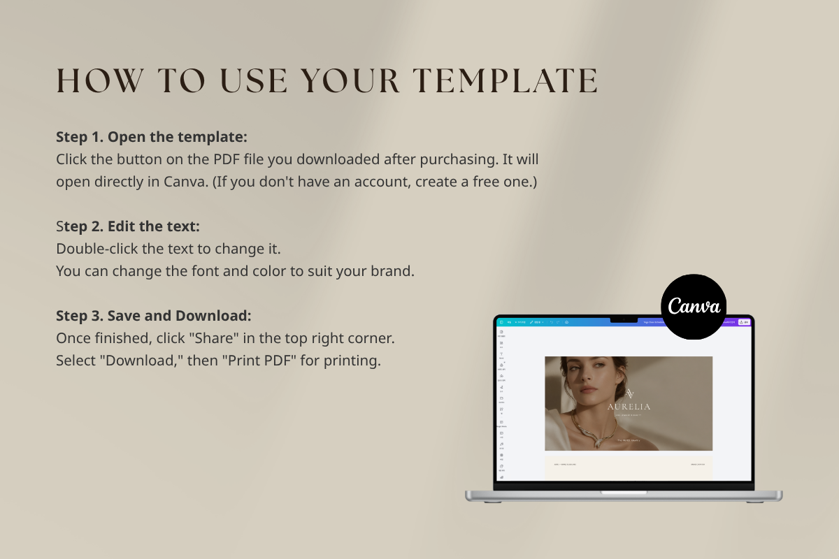 Minimalist Jewelry Brand Guidelines, a Presentation Template by batang (Photo 4 of 4)