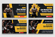Yoga - Gym - Fitness - Thumbnails, a Social Media Template by Mohammad Sarfaraz (Thumbnail 3 of 6)