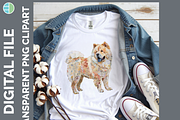 Mixed Media Dog Clipart Bundle PNG, an Animal Illustration by Enliven Designs (Thumbnail 3 of 8)