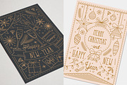 Christmas and New Year cards, a Card Template by Good Studio (Thumbnail 6 of 8)