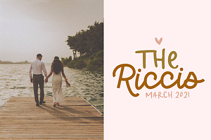 Riverside Market Script Font Duo