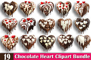 Chocolate Heart Clipart Bundle, a Person Illustration by protabsorkar11 (Thumbnail 1 of 5)