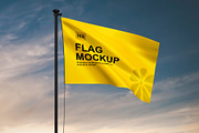 Flag Mockup, a Product Mockup by mockupbuys (Thumbnail 9 of 17)