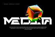 Rose Space - Futuristic Font, a Sans Serif Font by 177Studio (Thumbnail 6 of 8)