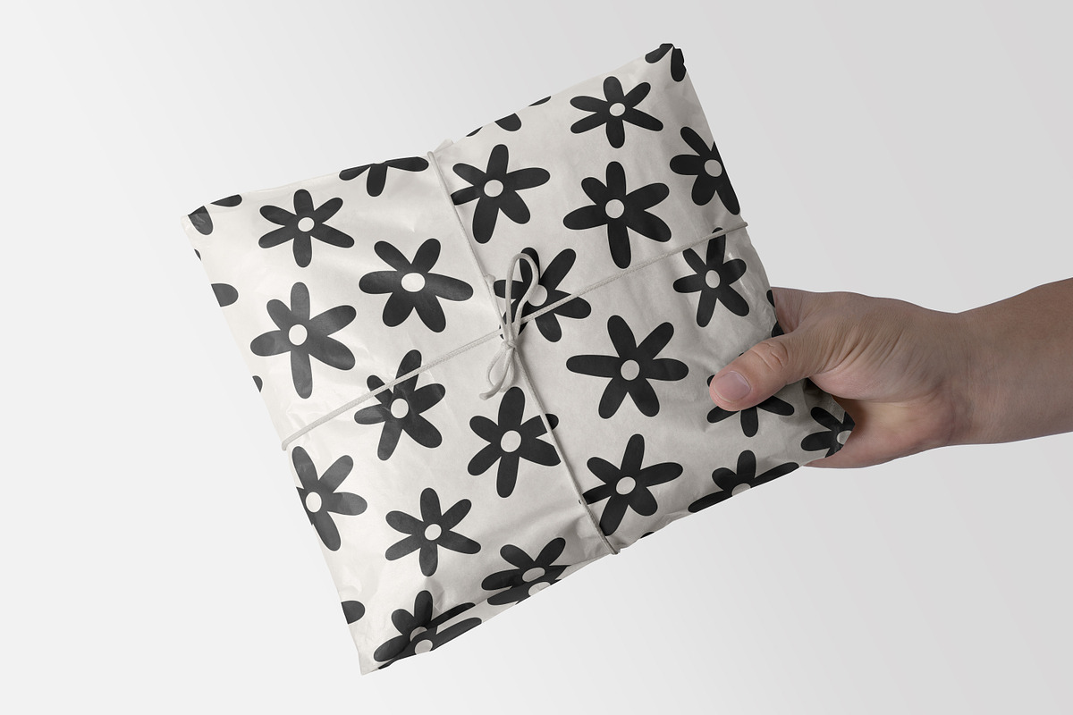 Floral seamless daisy patterns set, a Pattern Graphic by Good Studio