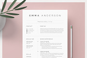 Word Resume & Cover Letter, a Resume Template by DemeDesign (Thumbnail 1 of 6)