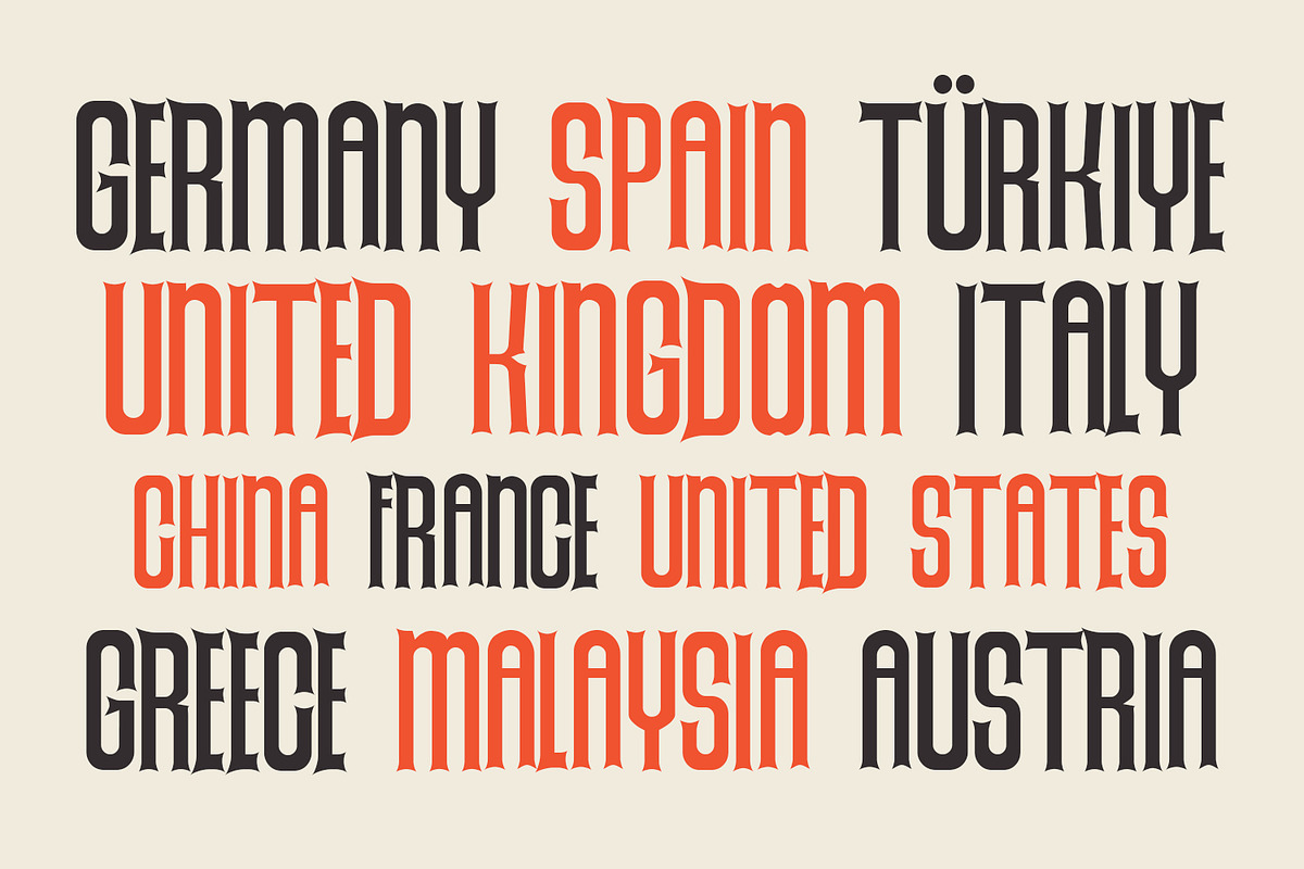 Hasclaw Harloth Highstem Font, a Sans Serif Font by Maulana Creative (Photo 4 of 8)