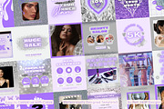 Glam Instagram Post Templates Canva, a Social Media Template by Hell Yeah Designs (Thumbnail 2 of 6)