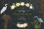 Swamp flora and fauna, an Animal Illustration by kateja (Thumbnail 1 of 6)