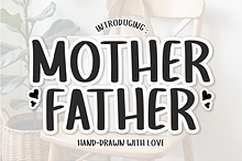 Mother Father - Cute Craft Font