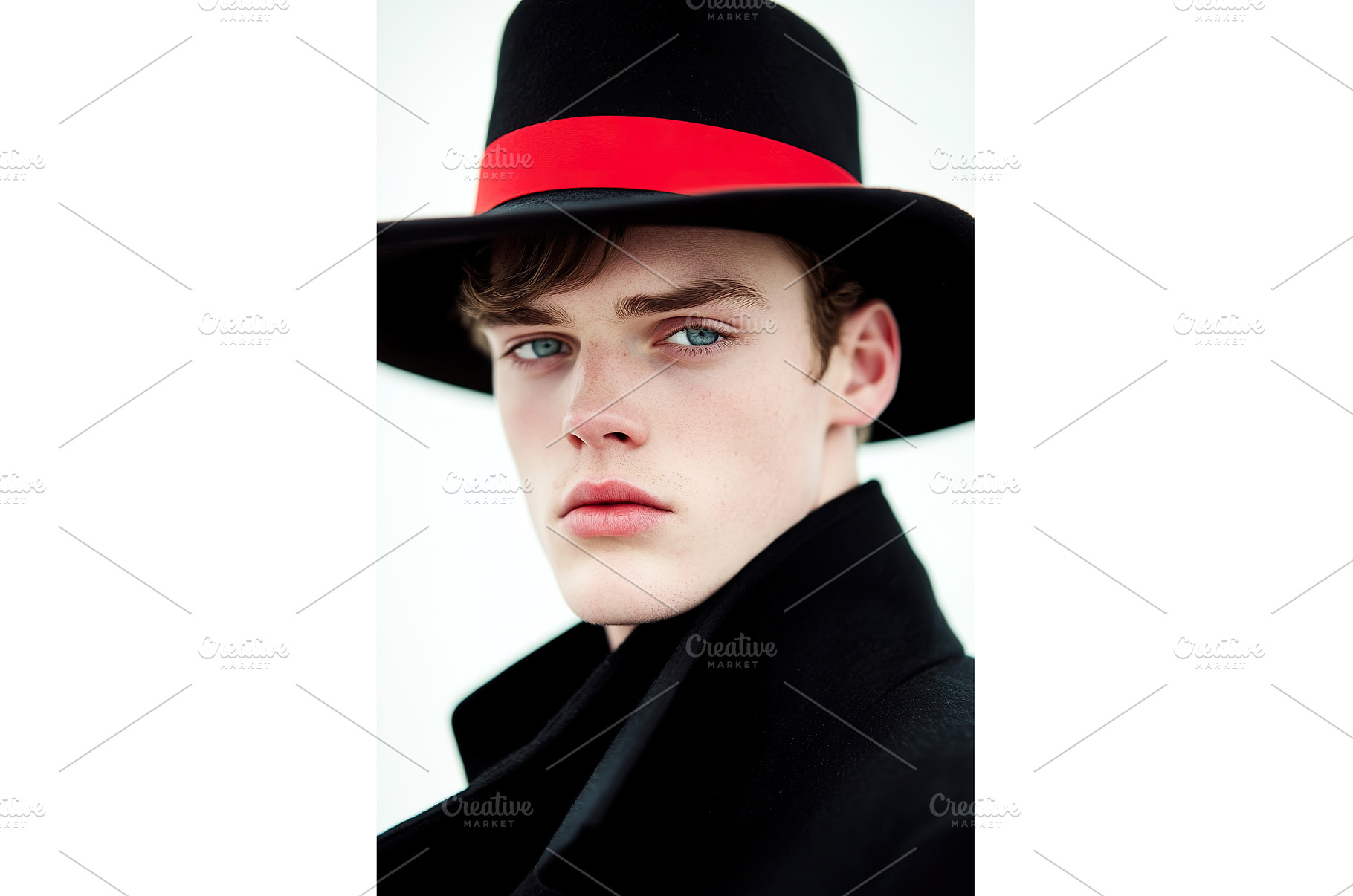 Vintage style hat enhances modern, a Beauty & Fashion Photo by Lermont51