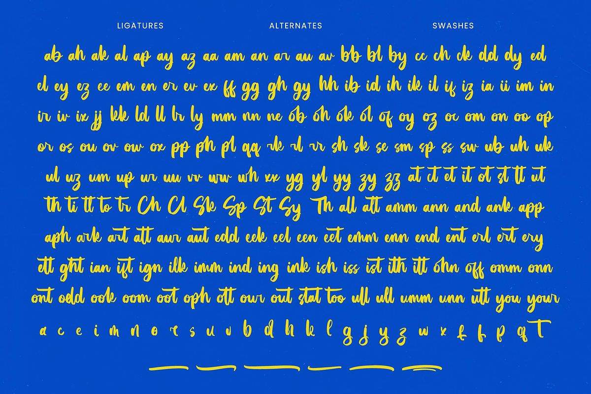 Dateline Bold Brush Font, a Script Font by Letterena Studios Script (Photo 19 of 20)