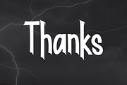 Thunderbolt | Script Font, a Script Font by Scratchones (Thumbnail 9 of 9)