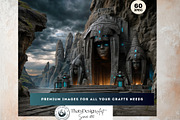 Sci-Fi Backdrops Digital Papers, a Decorative Illustration by ThatsDesignArt (Thumbnail 14 of 14)