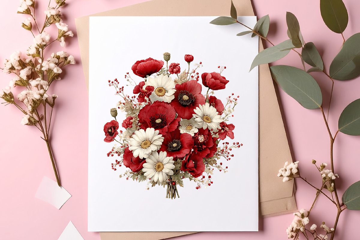 Mothers day flower clipart, an Illustration by SinaCreation (Photo 10 of 11)