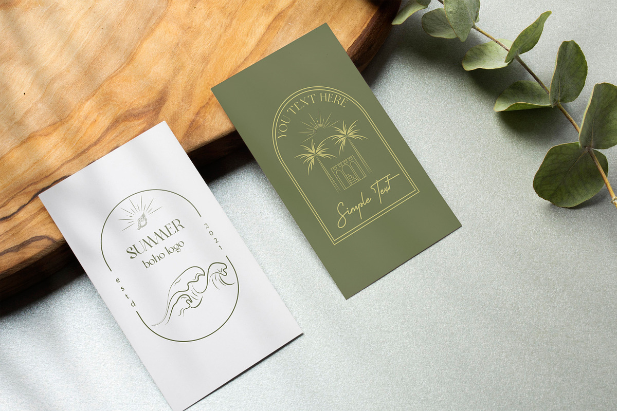 Boho Summer Logo, a Branding & Logo Template by Mio Buono (Photo 12 of 16)