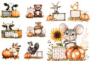 Autumn Fall Sublimation Clipart, an Illustration by Designworld (Thumbnail 3 of 5)