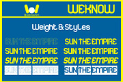 Sun The Empire font, a Sans Serif Font by weknow (Thumbnail 7 of 8)