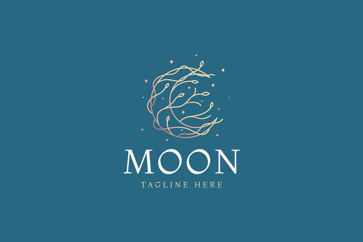 Crescent Moon Logo - Nature Bushes, a Branding & Logo Template by Signatoro (Photo 1 of 2)
