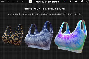 Procreate 3d Model - Yoga Sport Bra