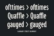 Carnaby Street, a Sans Serif Font by Simon Walker (Thumbnail 6 of 10)