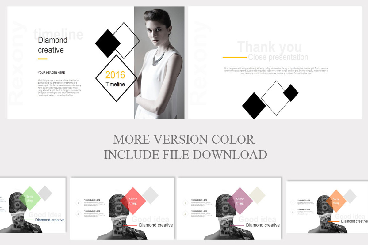 Rexony Creative Powerpoint Template, a Presentation Template by SlideBester (Photo 7 of 8)