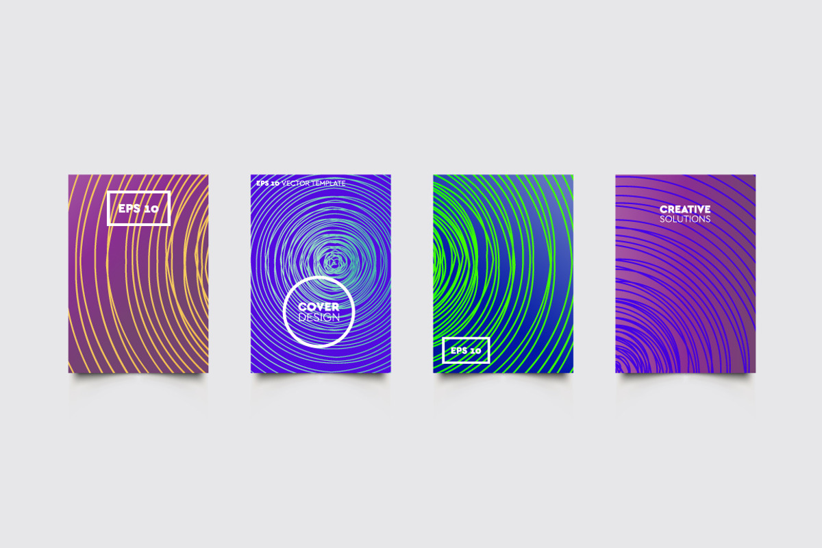 Cover Vector Patterns #212, a Brochure Template by relineo.vectors