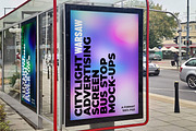 Warsaw Citylight Ad Bus Stop 12 v2, an Advertising Mockup by Graphic Shelter (Thumbnail 5 of 8)
