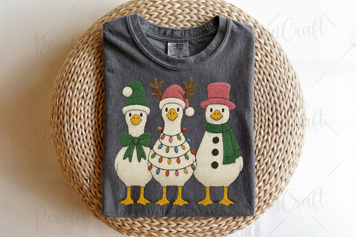 Christmas Crochet Silly Goose Png, an Illustration by OK Design (Photo 2 of 6)
