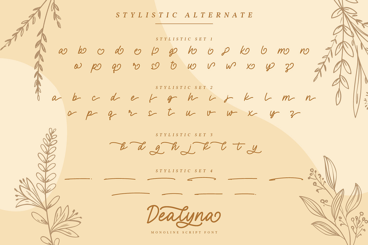 Dealyna, a Script Font by Ditatype (Photo 3 of 8)