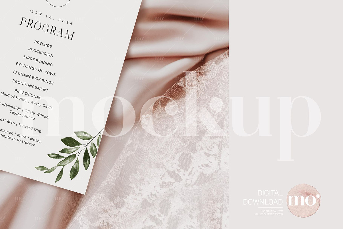 5x7 Wedding Card Mockup, a Product Mockup by MoMockups (Photo 2 of 5)