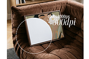 Horizontal Framed Canvas Mockup PSD, a Mockup by First Impression Mockups (Thumbnail 4 of 4)