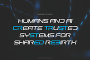 Zutron - Futuristic Display Font, a Font by Flawless And Co (Thumbnail 2 of 10)