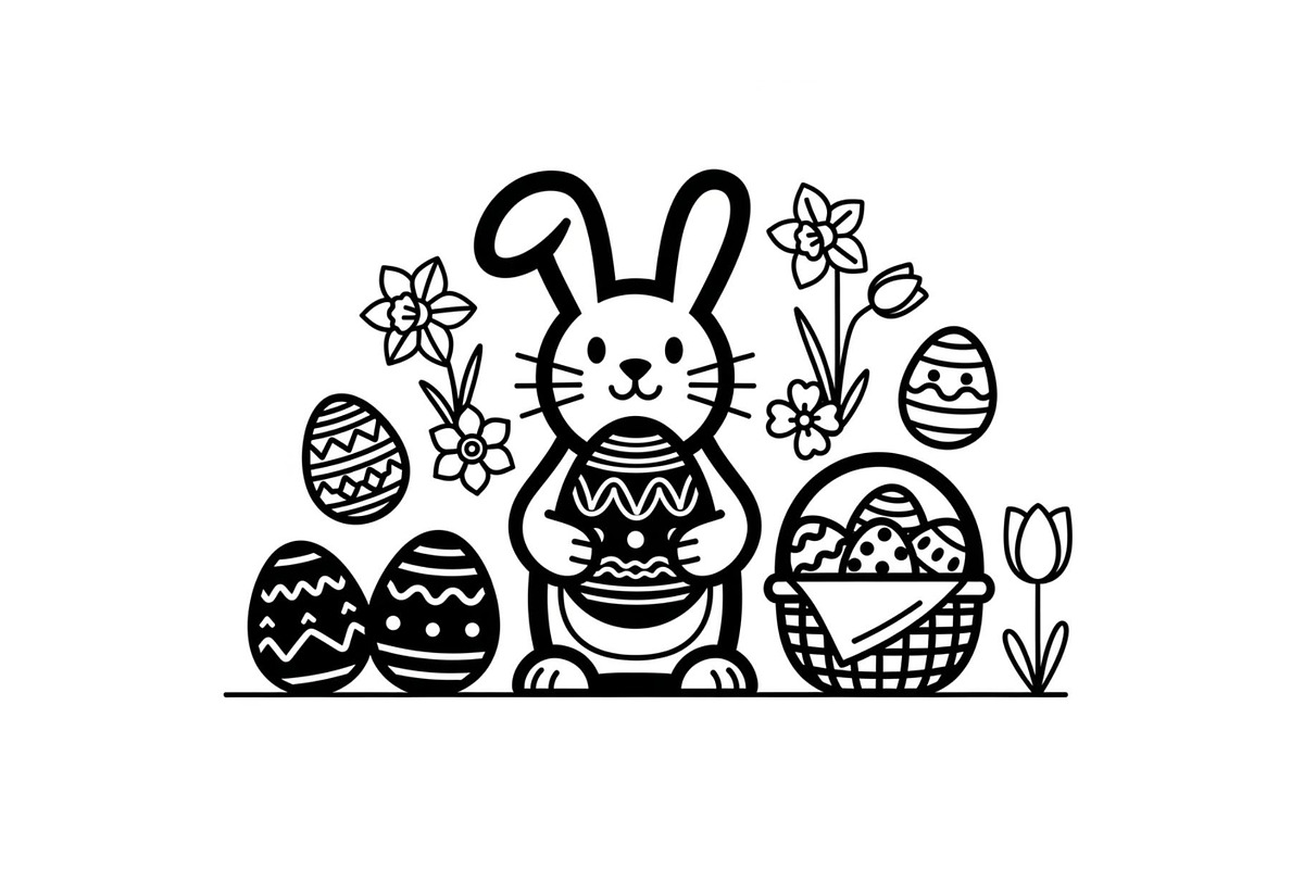 Happy Easter Bunny Vector Bundle, an Illustration by jahid234 (Photo 21 of 51)