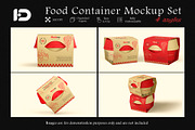 Food Container Mockup Set, a Packaging Mockup by ForgeDesign (Thumbnail 1 of 7)