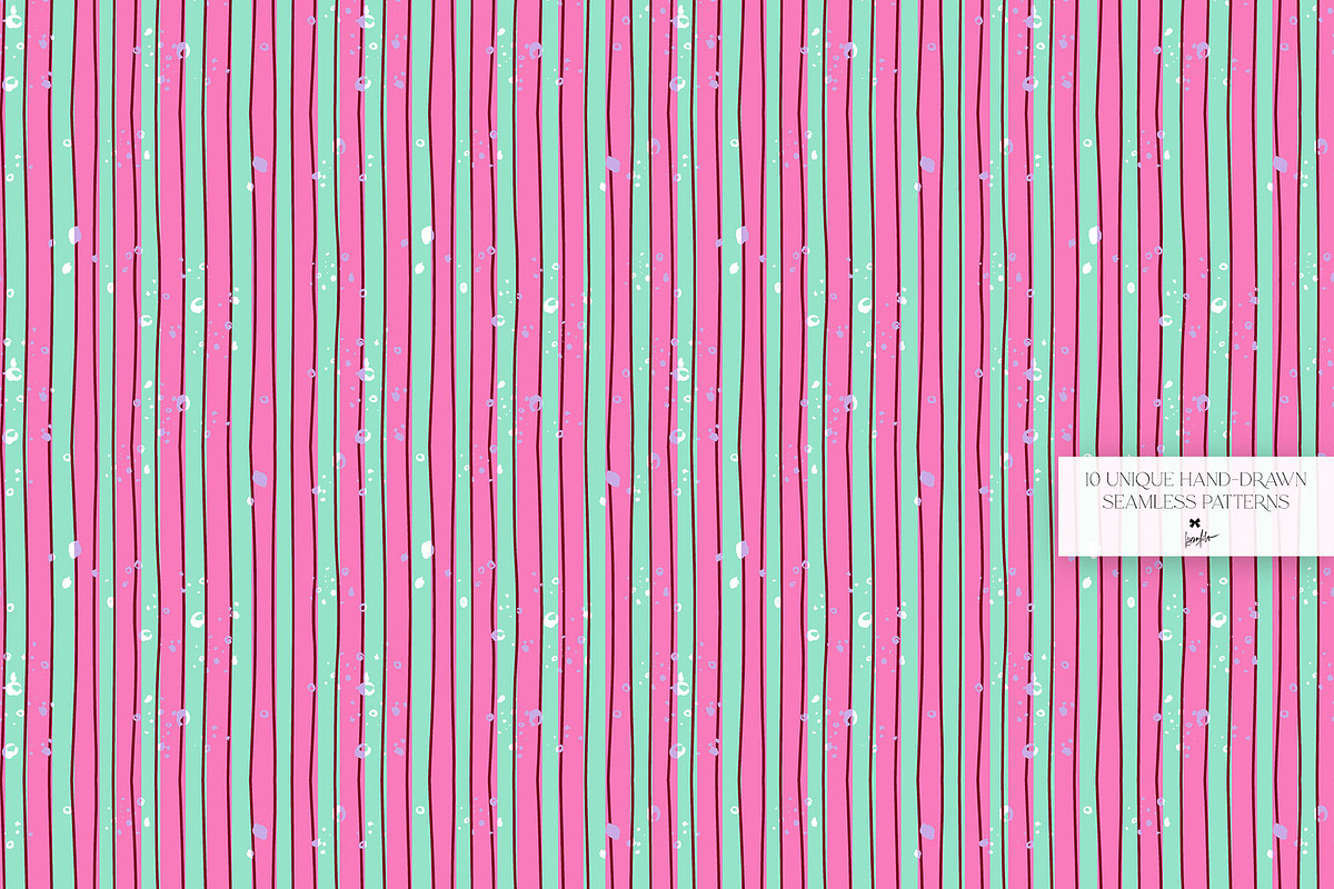Valentine Cats Seamless Patterns Set, a Pattern Graphic by KaramfilaS (Photo 12 of 17)